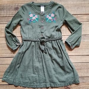 Embroidered girls dressed